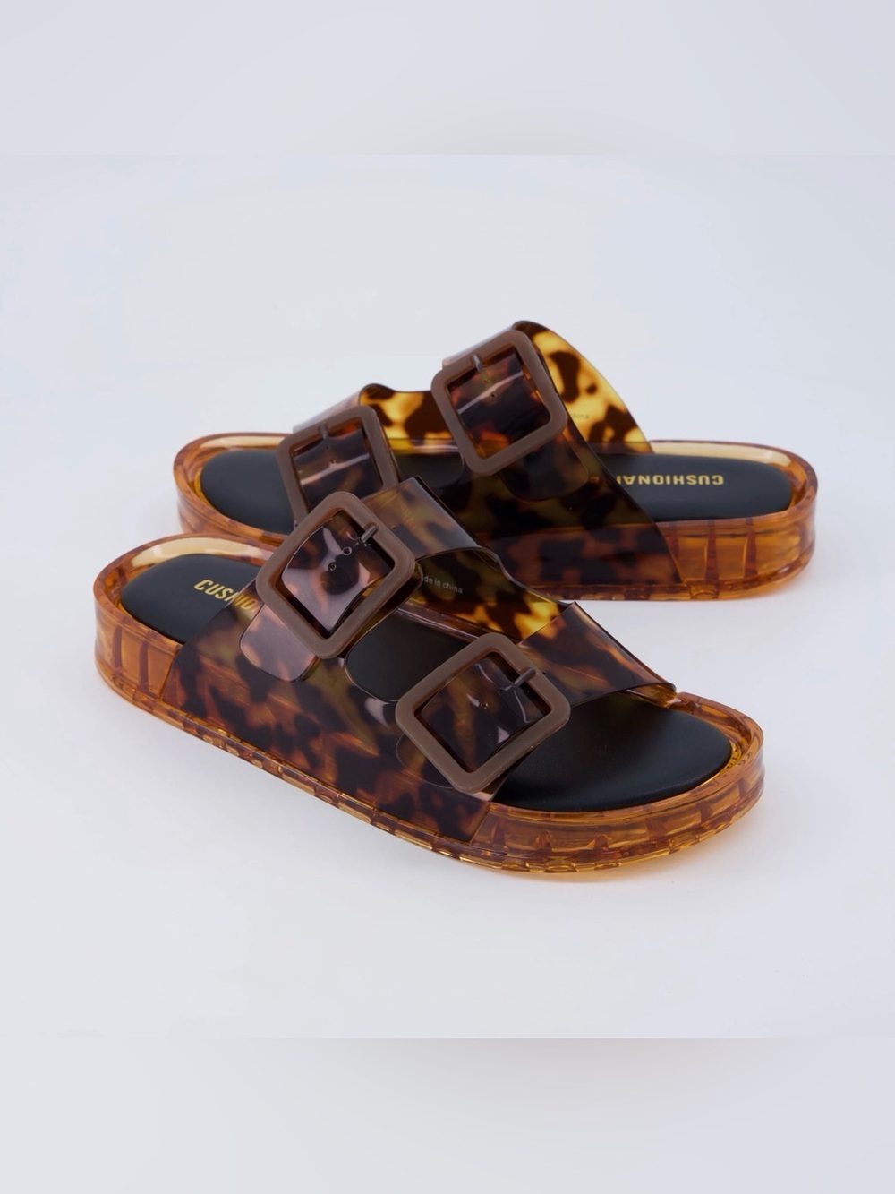 CUSHIONAIRE Pool Jelly Slide Sandals